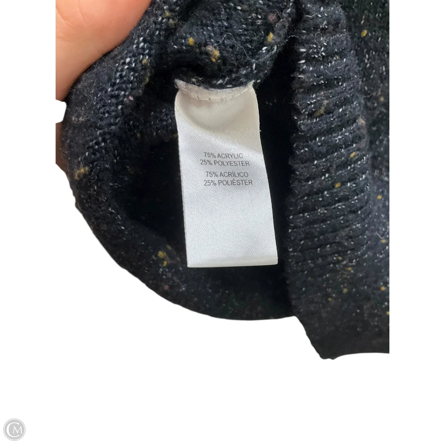 Sweater By Weatherproof In Black, Size: M