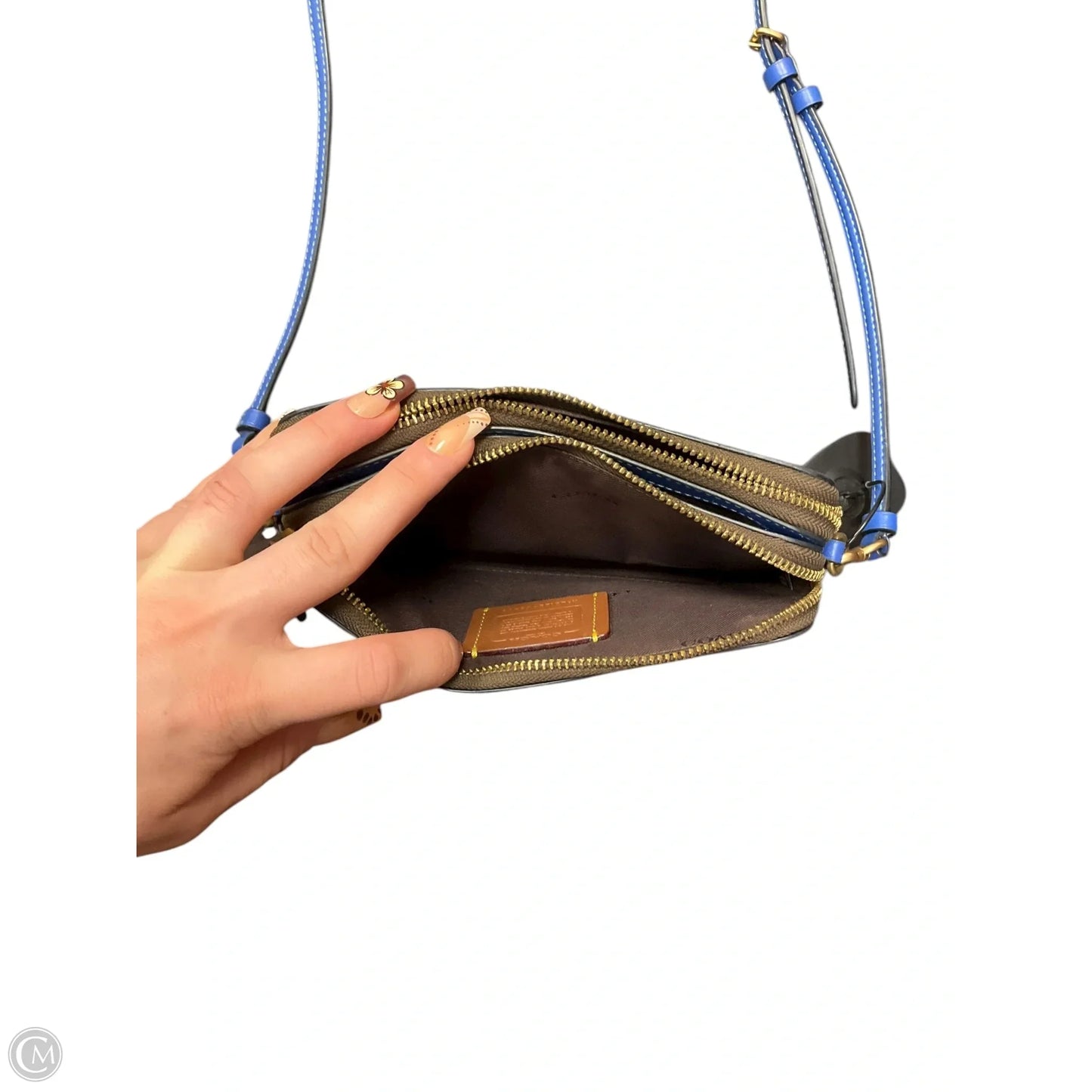 Crossbody Designer By Coach, Size: Small