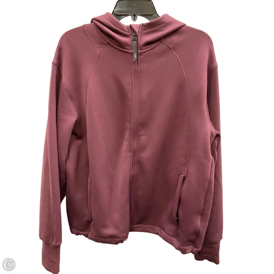 Athletic Jacket By Athleta In Purple, Size: M