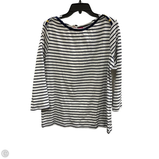 Top 3/4 Sleeve By Clothes Mentor In Striped Pattern, Size: Xl