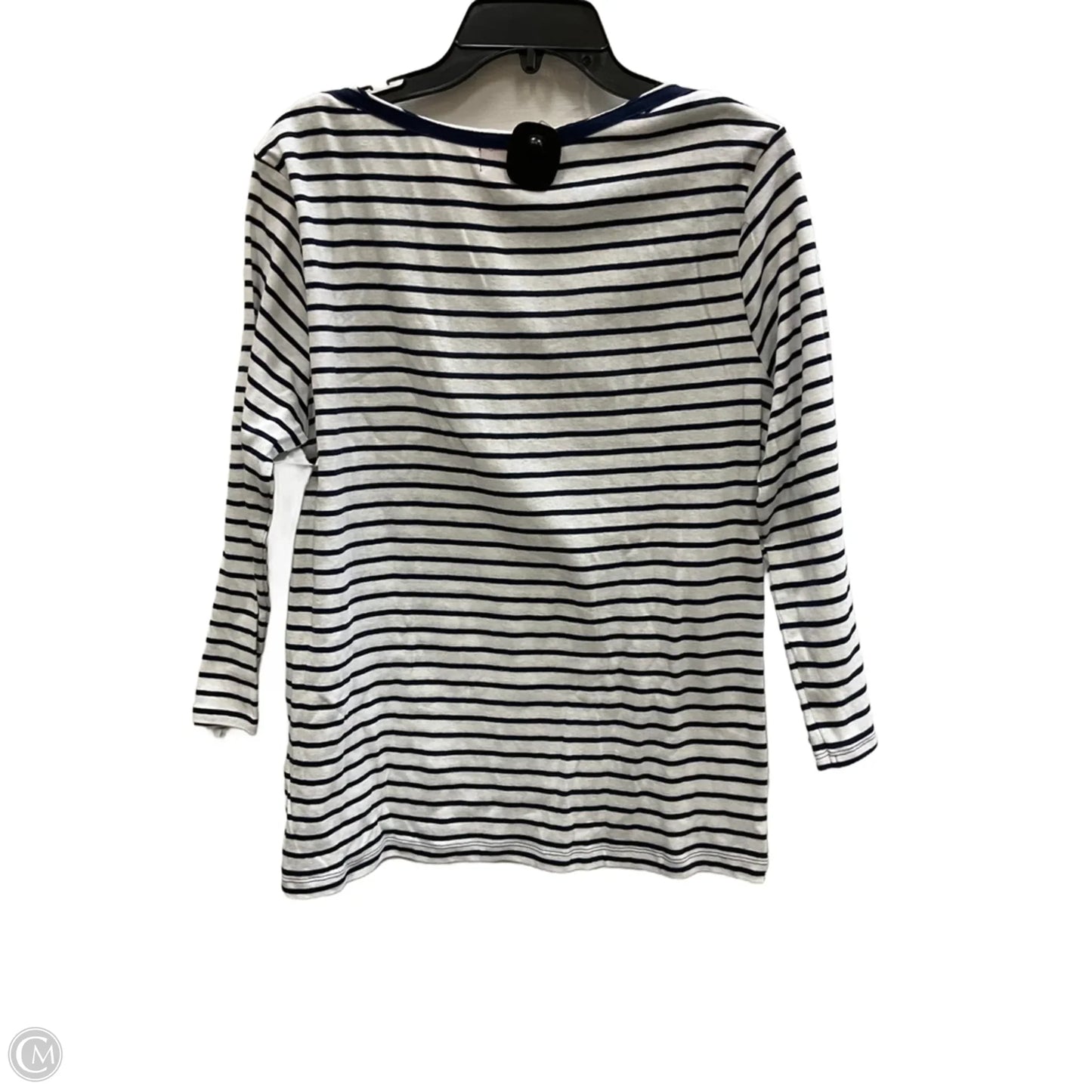 Top 3/4 Sleeve By Clothes Mentor In Striped Pattern, Size: Xl