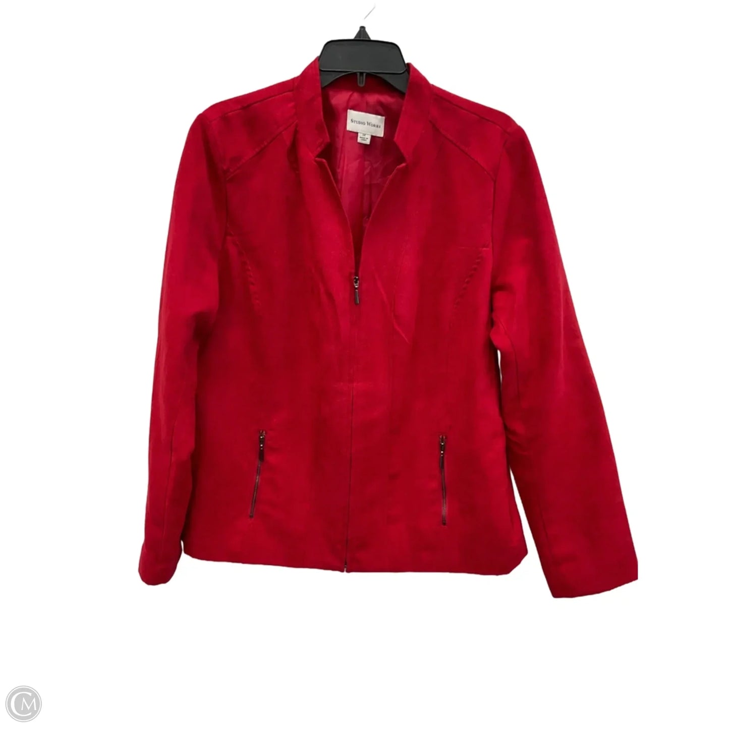 Jacket Other By Studio Works In Red, Size: Xl