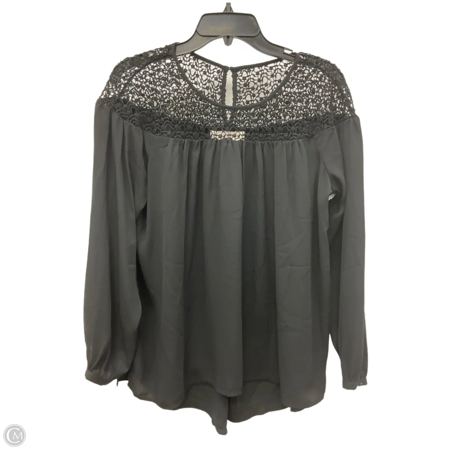 Top Long Sleeve By Loft In Black, Size: Lp