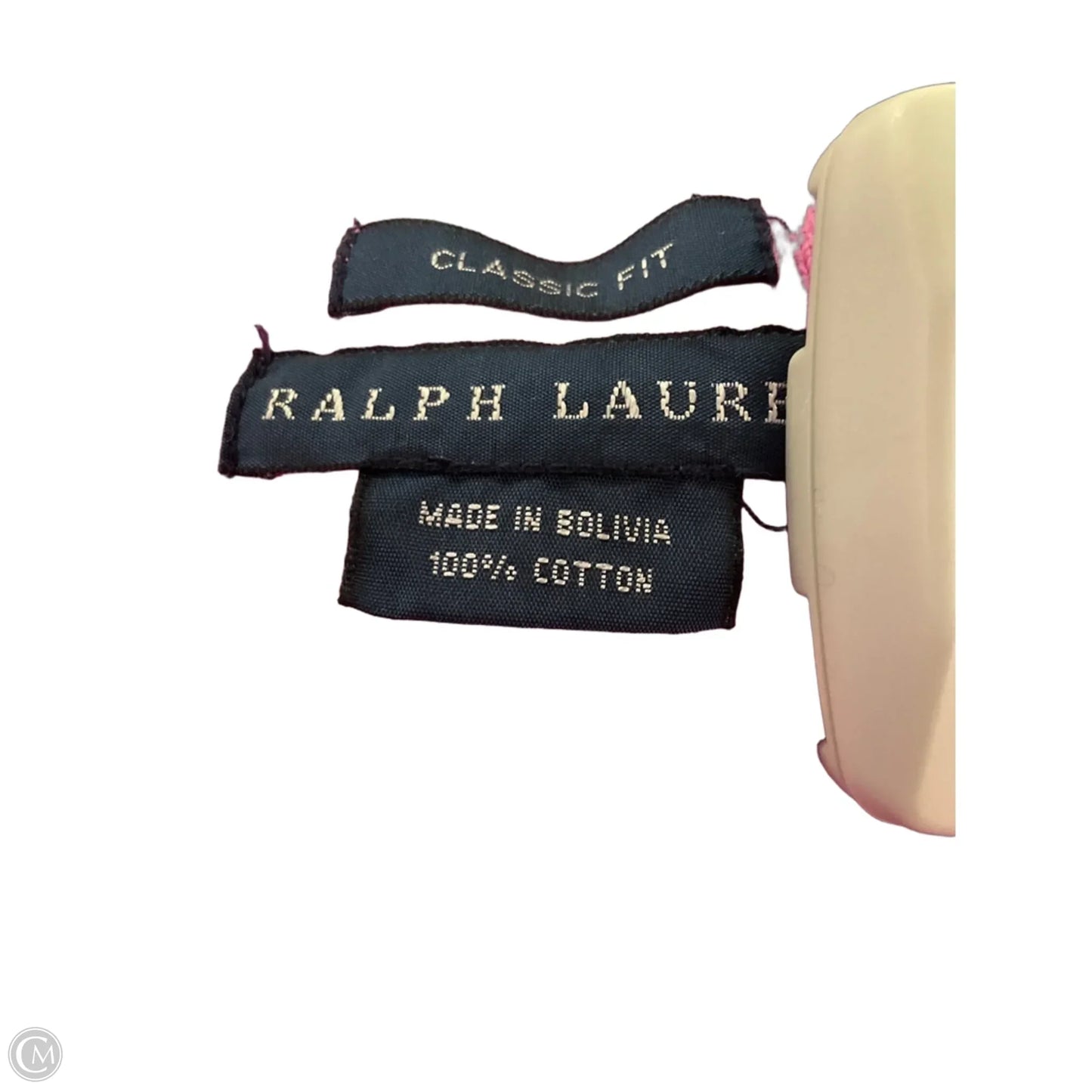Top Short Sleeve By Ralph Lauren In Pink, Size: M