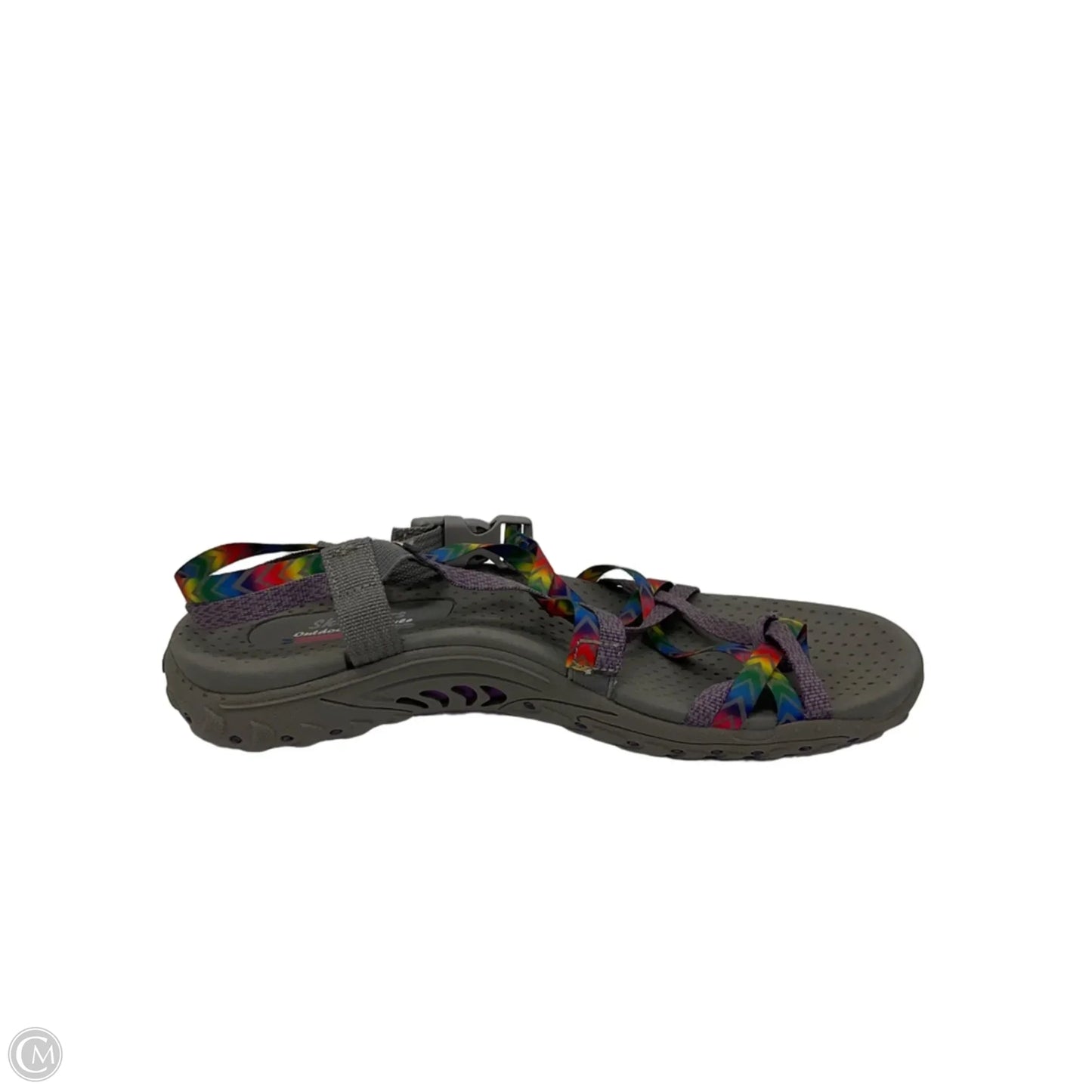 Sandals Flats By Skechers In Grey, Size: 7