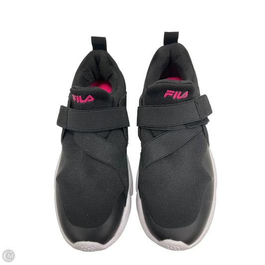 Shoes Athletic By Fila In Black, Size: 8