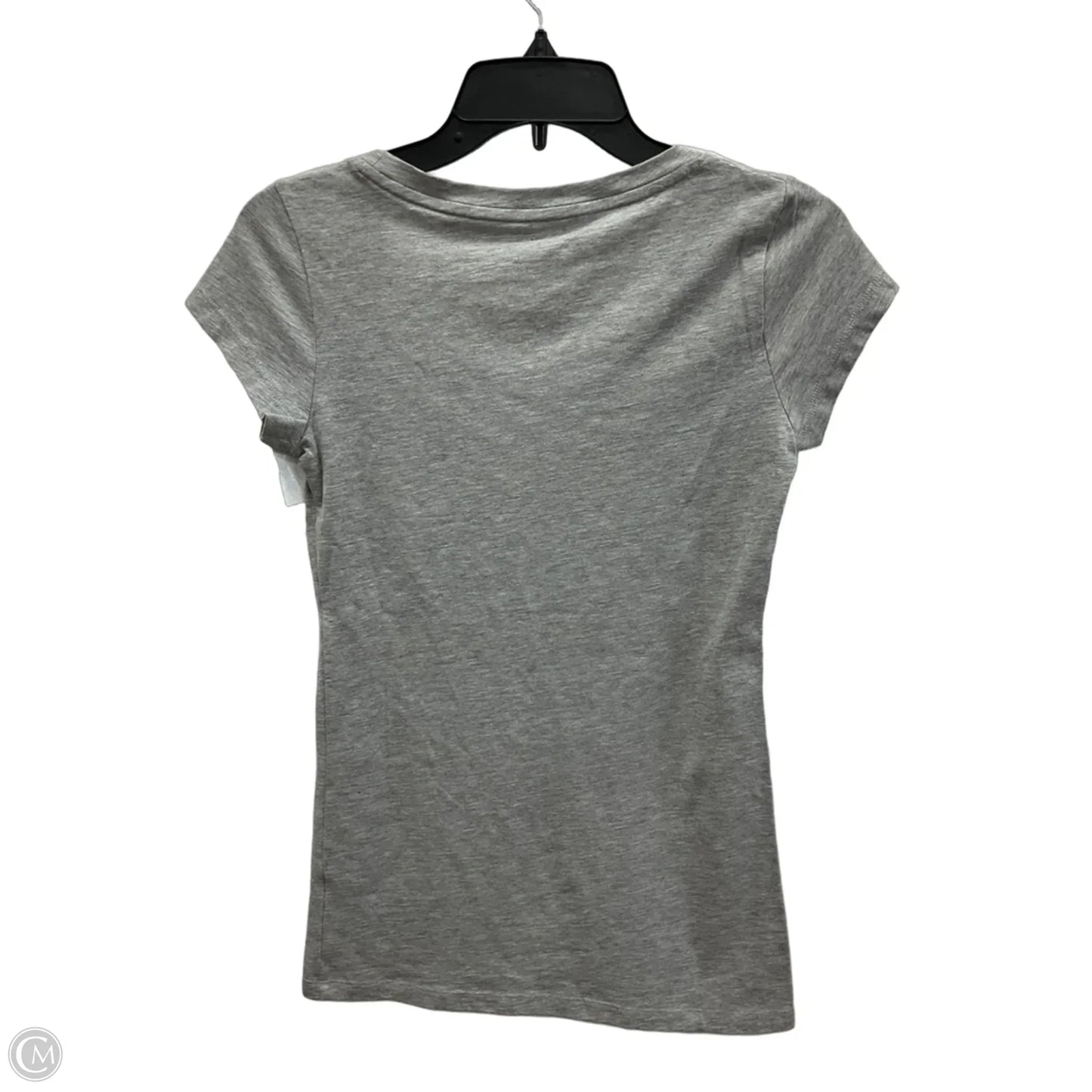 Top Short Sleeve By Valerie Bertinelli In Grey, Size: S