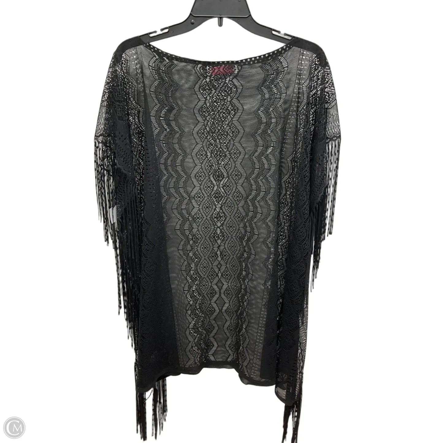 Swimwear Cover-up By Clothes Mentor In Black, Size: Osfm