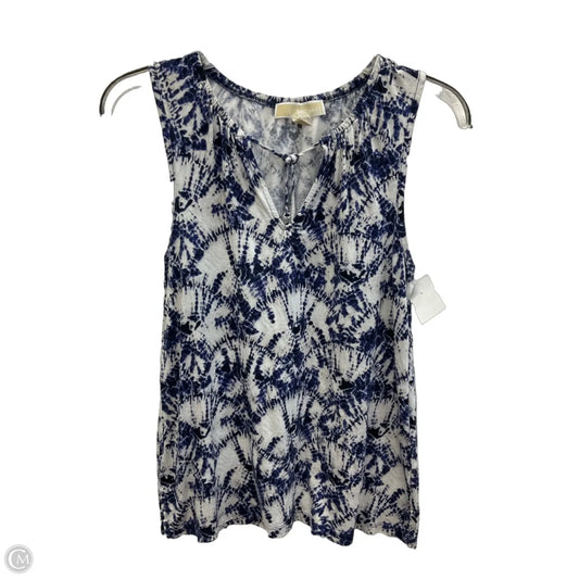Top Sleeveless By Michael By Michael Kors In Tie Dye Print, Size: S