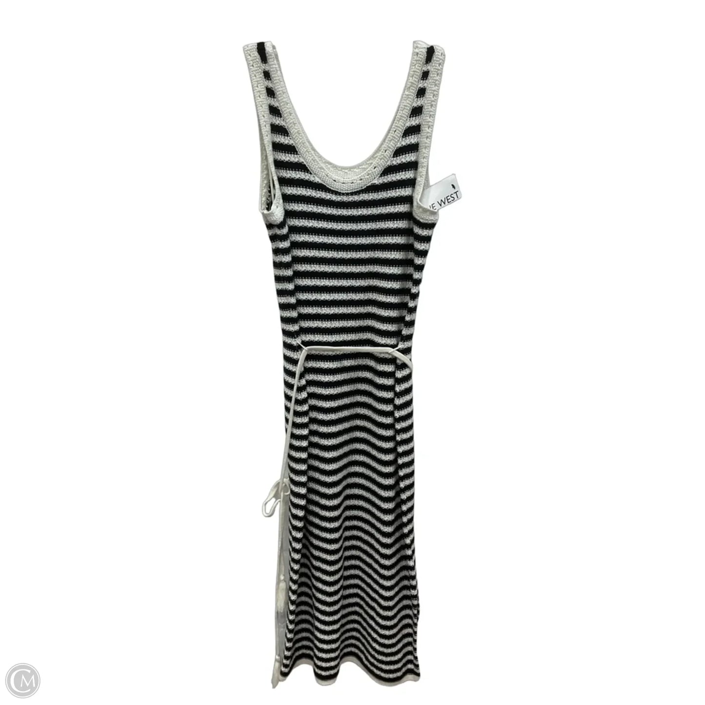 Dress Casual Maxi By Nine West In Striped Pattern, Size: M