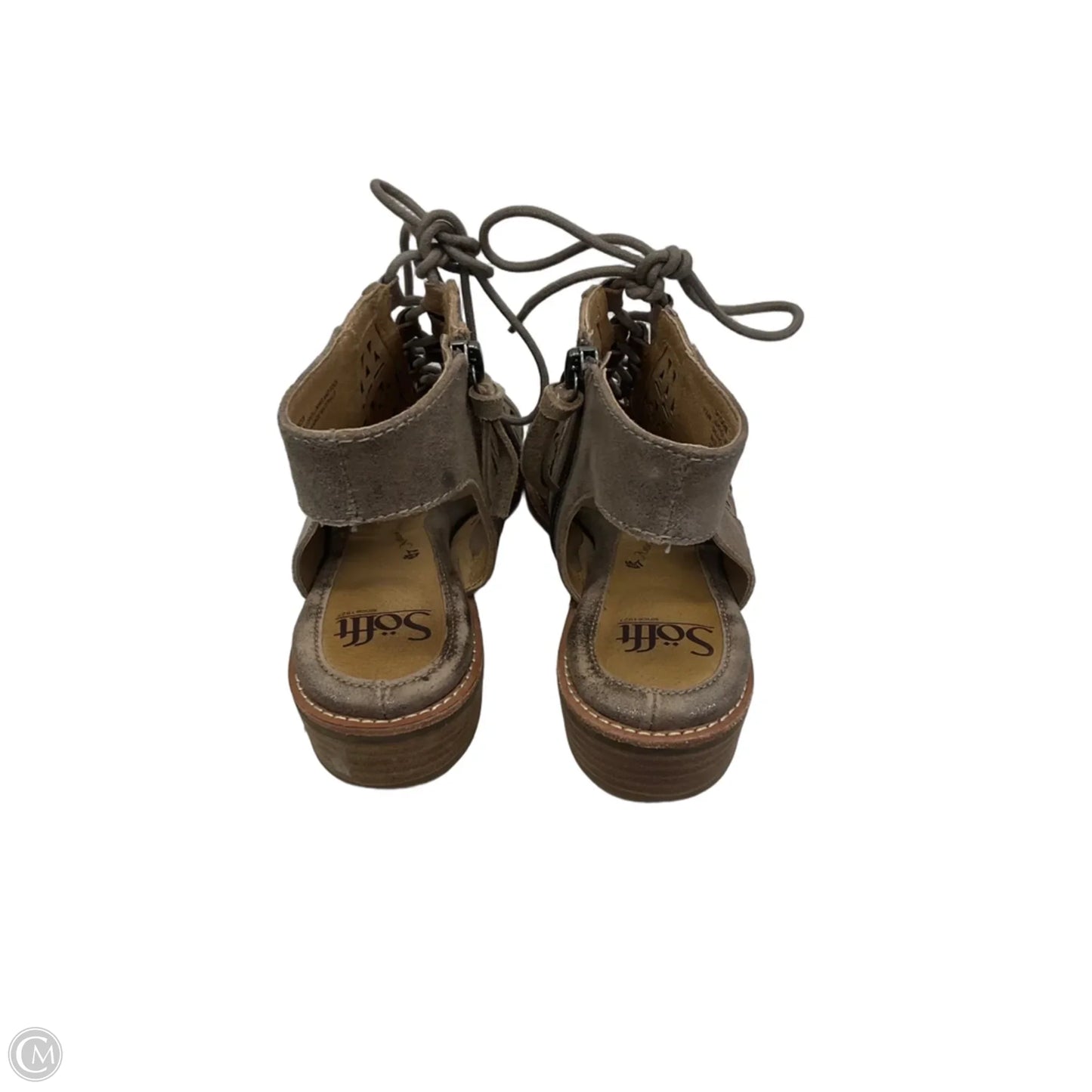 Shoes Flats By Sofft In Taupe, Size: 7.5