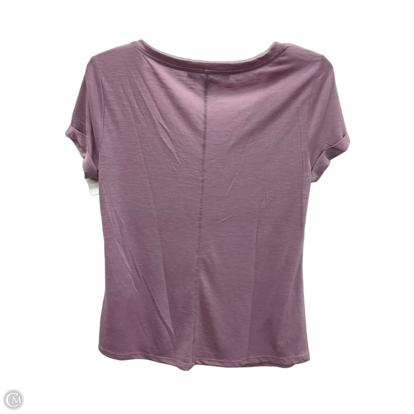 Top Short Sleeve By White House Black Market In Purple, Size: Xs