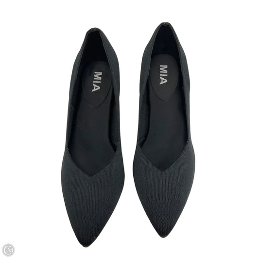 Shoes Heels Stiletto By Mia In Black, Size: 7.5