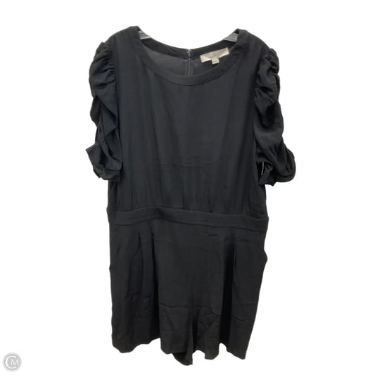 Romper By Loft In Black, Size: Xl