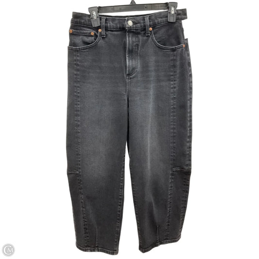 Jeans Straight By Pistola In Black Denim, Size: 8