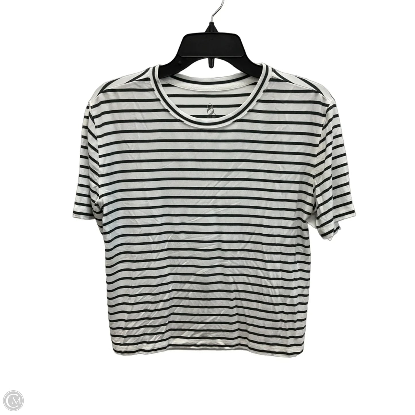 Top Short Sleeve By Lou And Grey In Tropical Print, Size: Xs