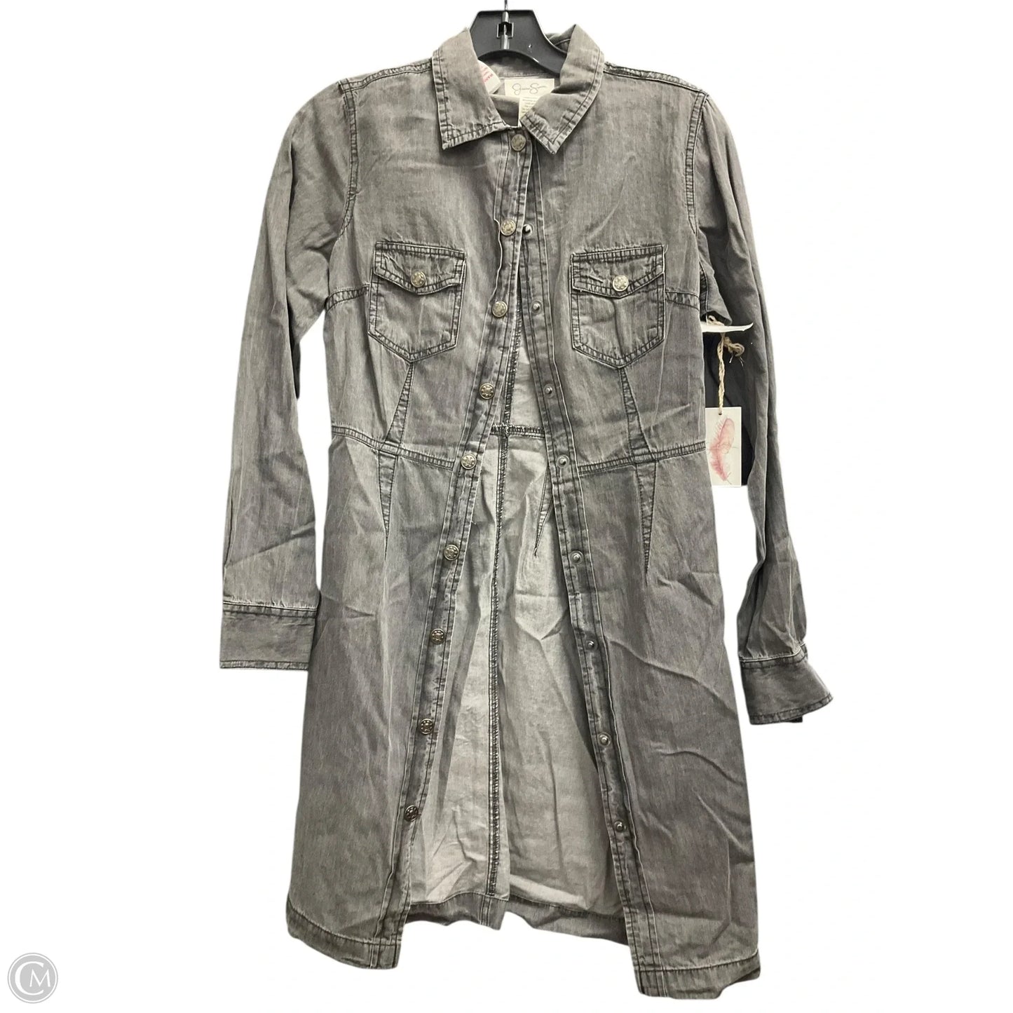 Dress Casual Short By Jessica Simpson In Grey, Size: M