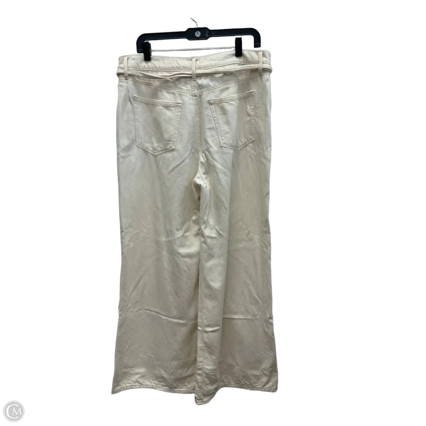 Pants Wide Leg By Loft In Cream, Size: 14