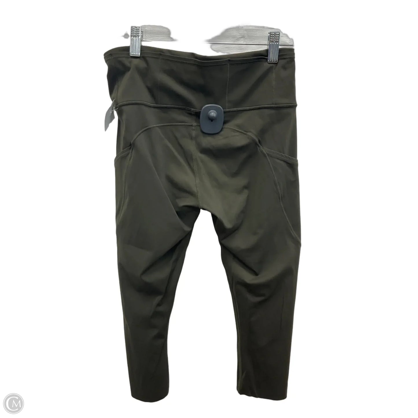 Athletic Capris By Lululemon In Green, Size: M