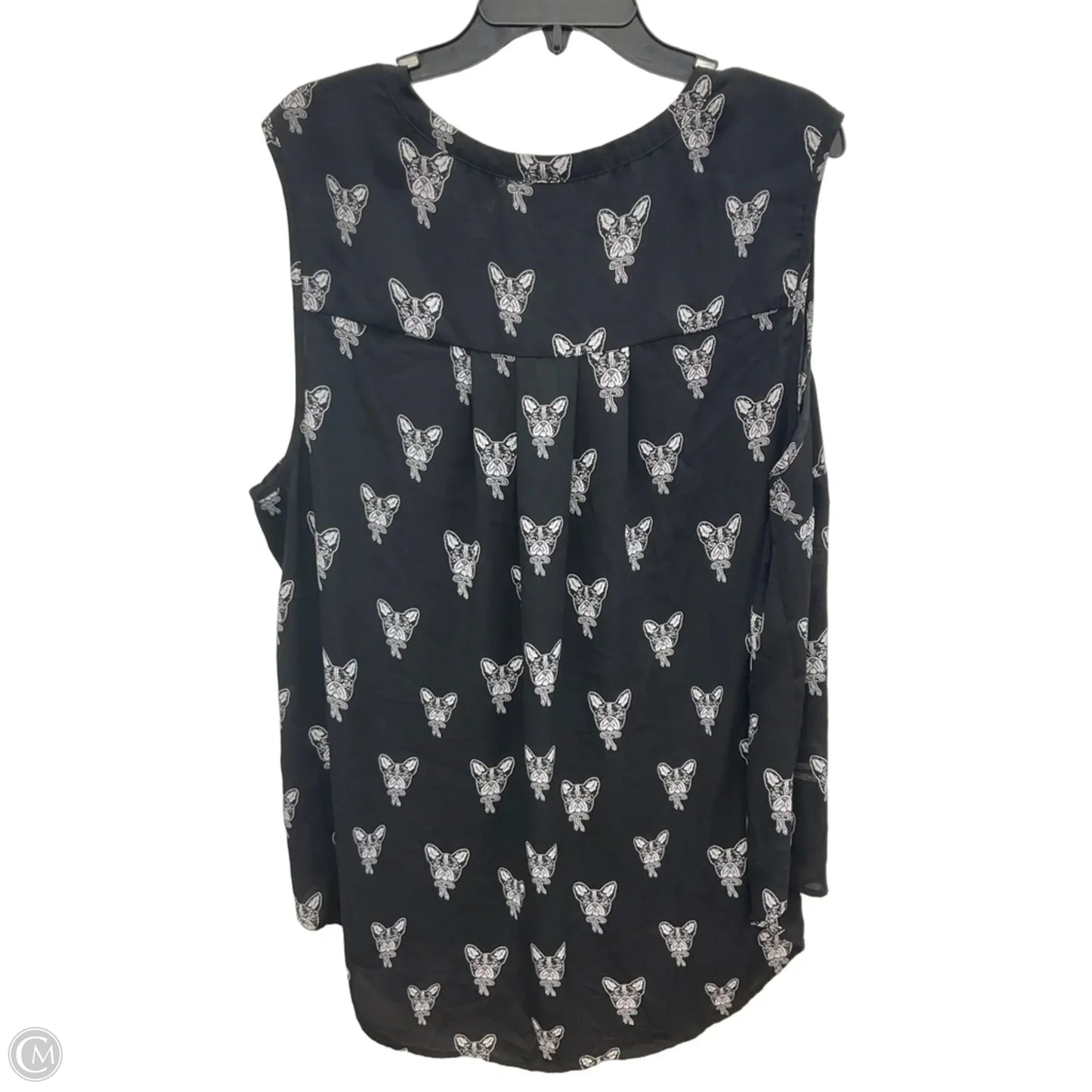 Top Sleeveless By Torrid In Black, Size: 3x