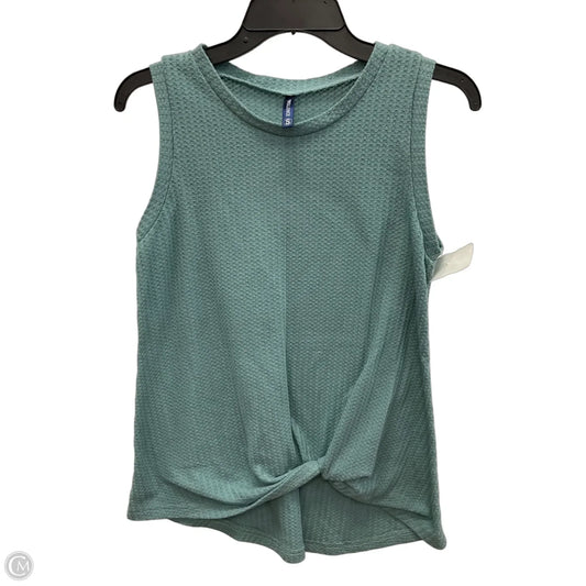 Top Sleeveless By Cmf In Teal, Size: S