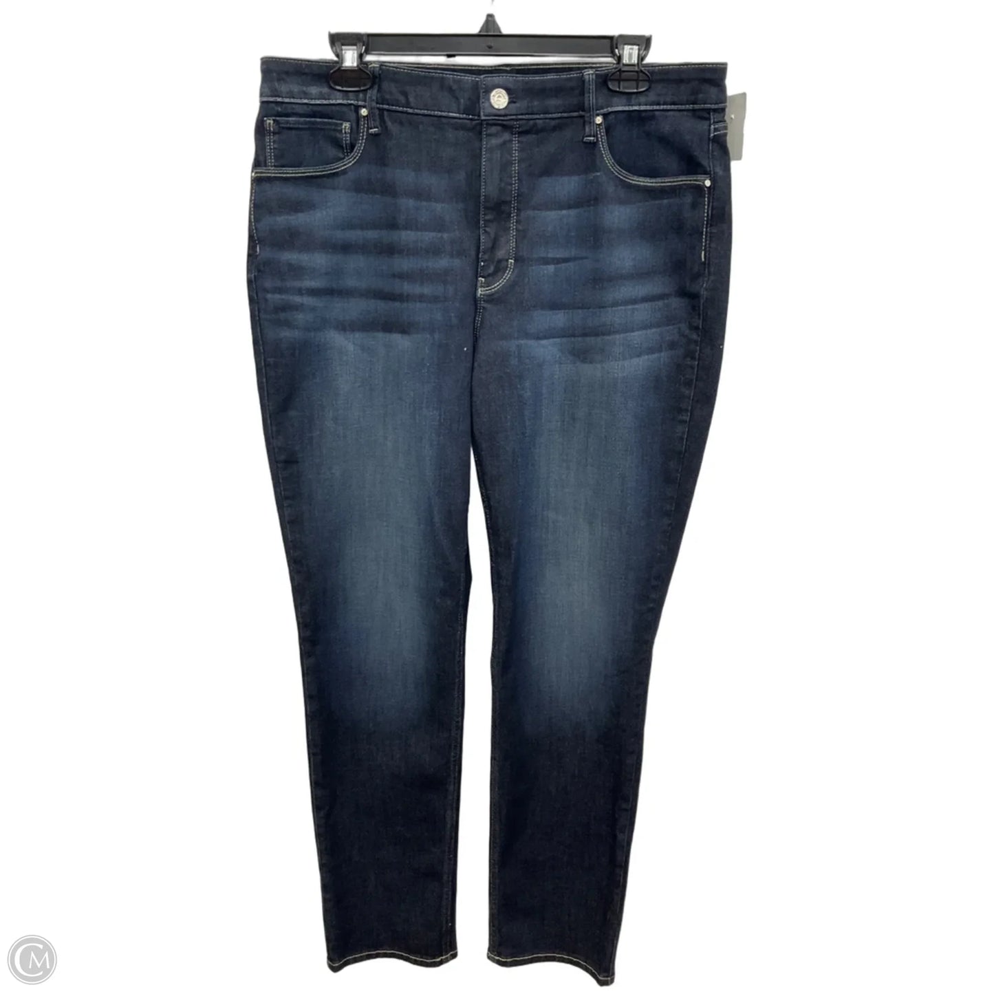 Jeans Skinny By White House Black Market In Blue Denim, Size: 14