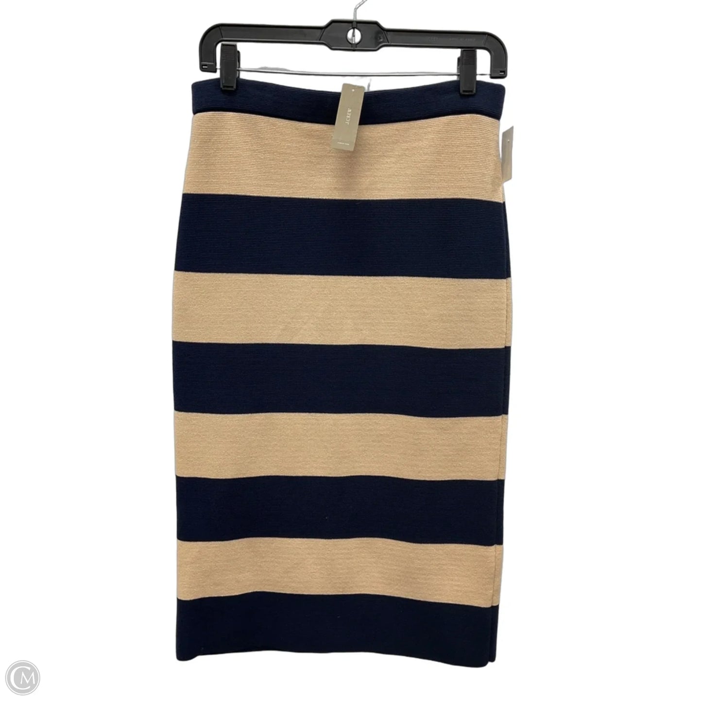 Skirt Midi By J. Crew In Striped Pattern, Size: M