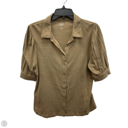 Top Short Sleeve By Gap In Green, Size: M