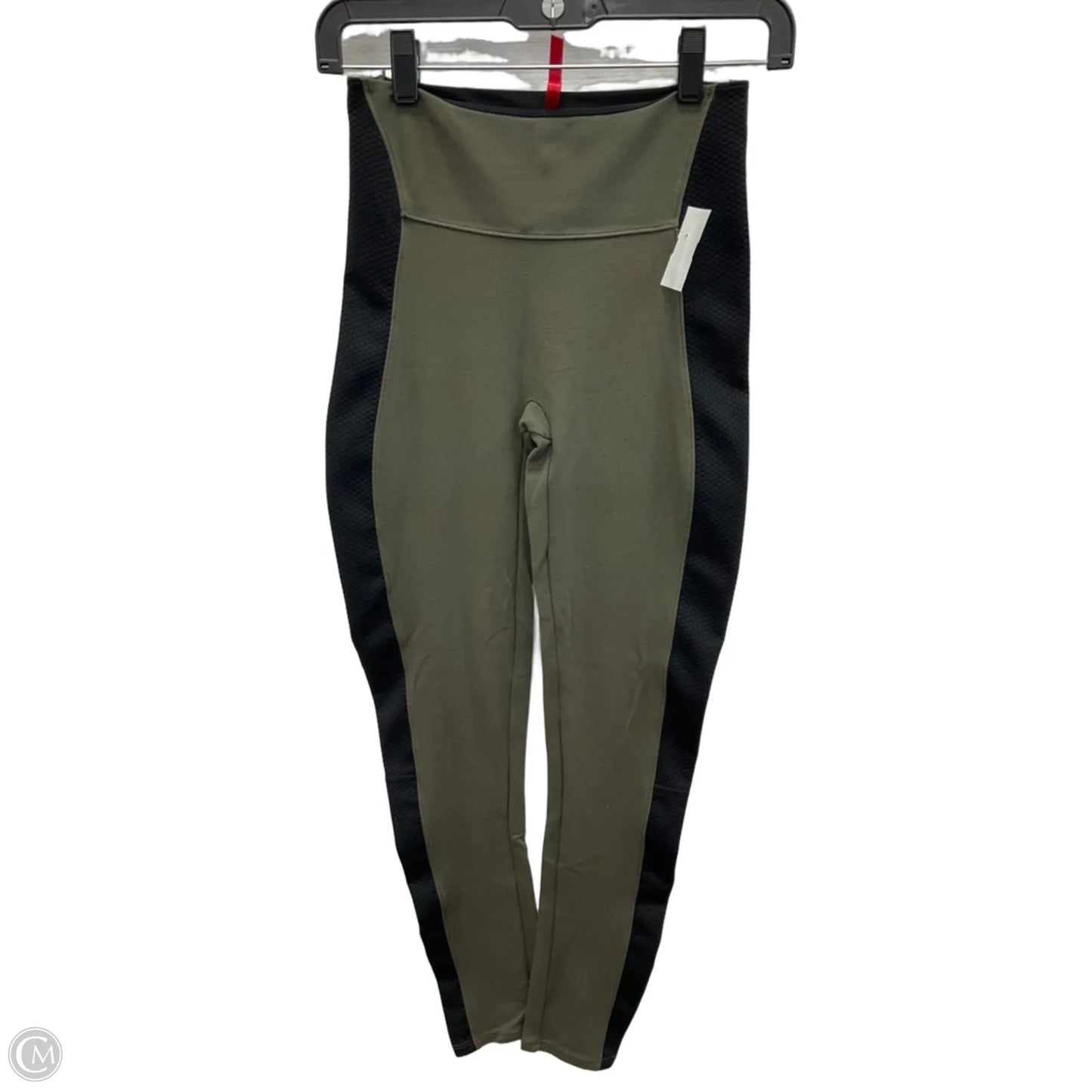 Athletic Leggings By Spanx In Green, Size: S