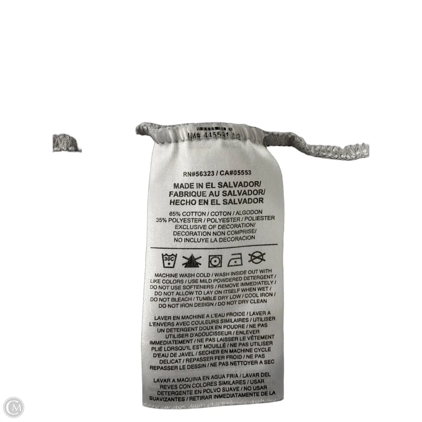 Athletic Tank Top By Nike In Grey, Size: S