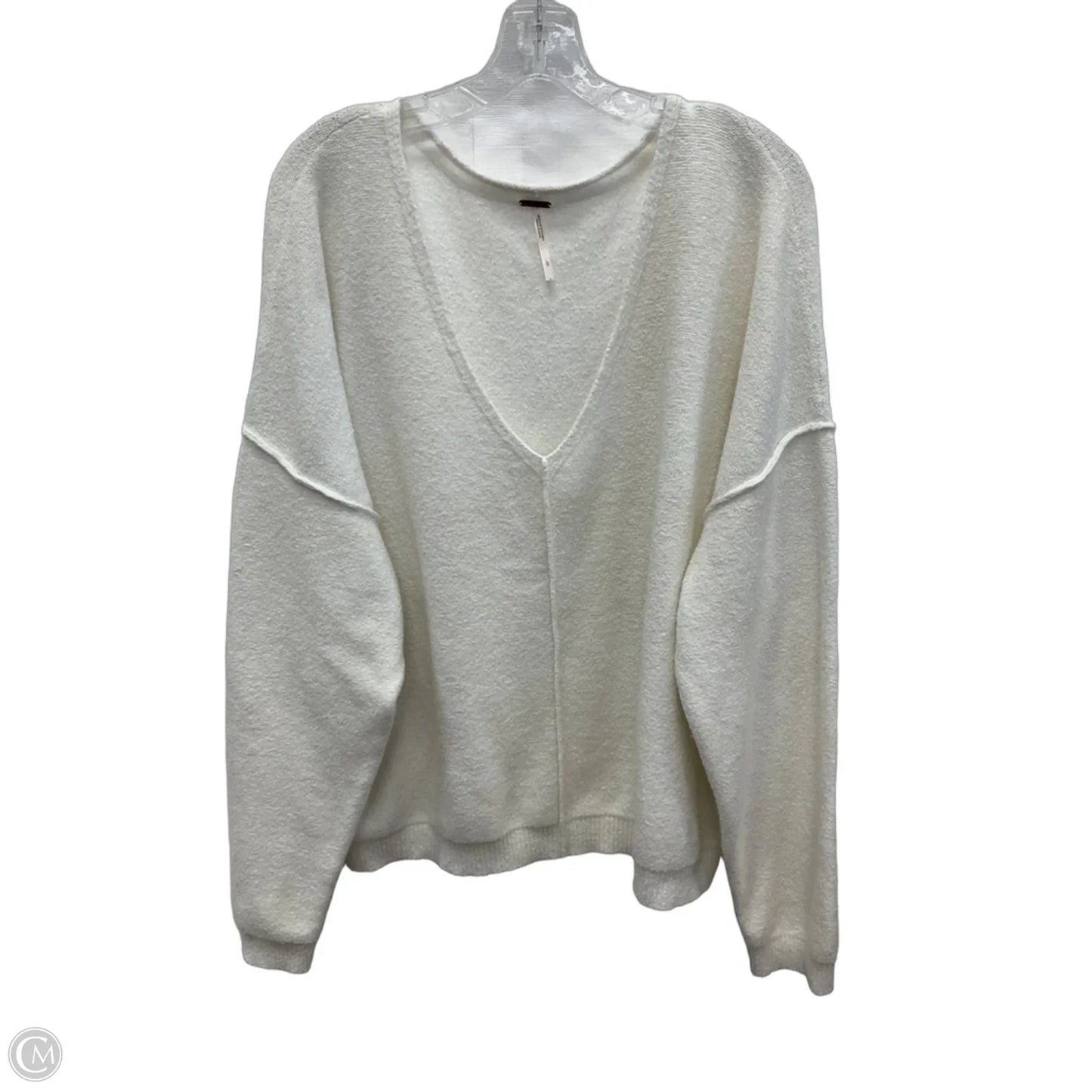 Sweater By Free People In White, Size: L