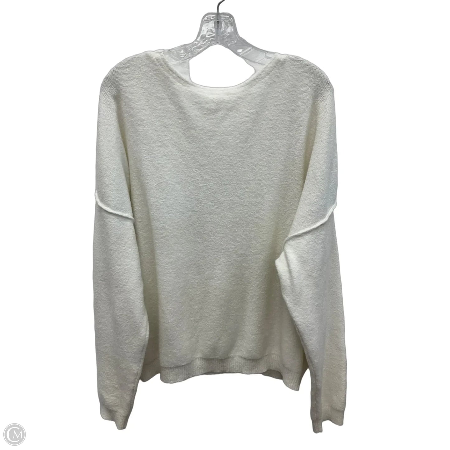 Sweater By Free People In White, Size: L