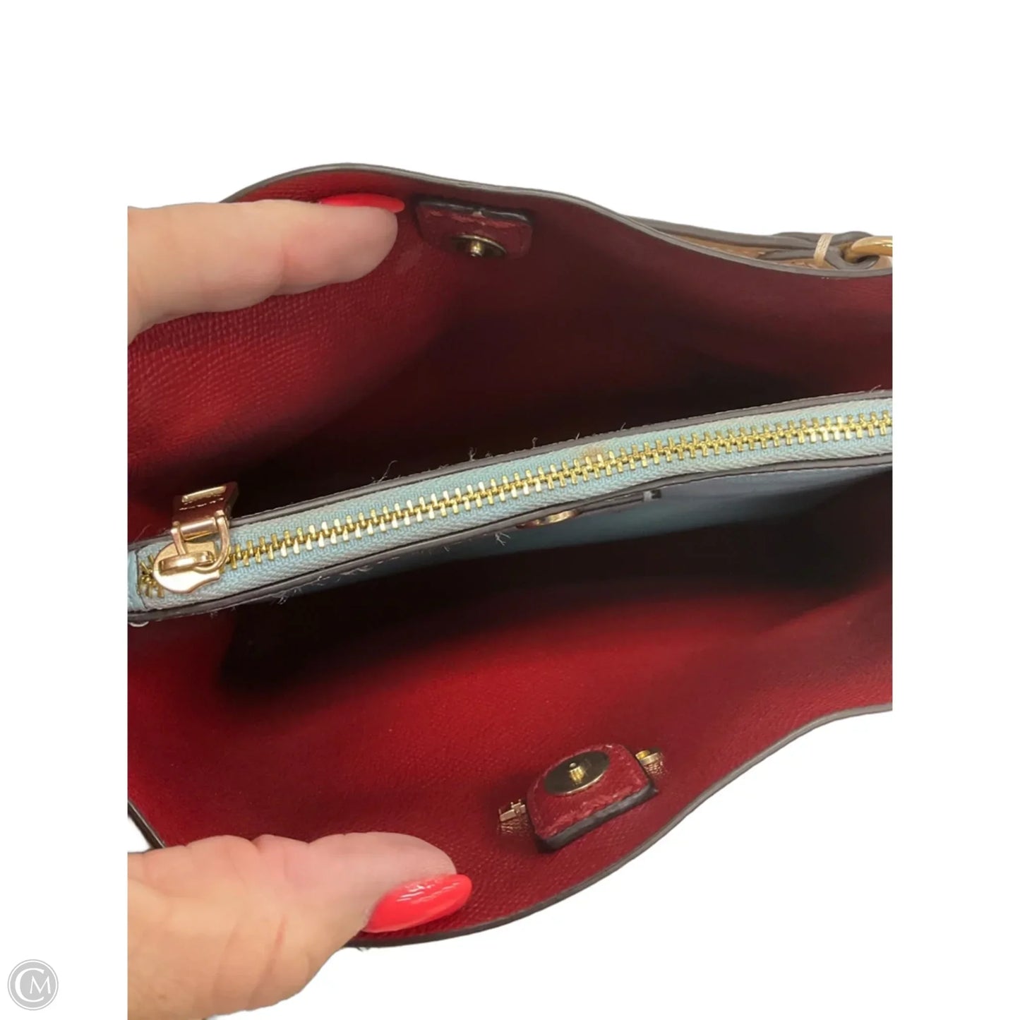 Crossbody Designer By Coach, Size: Small