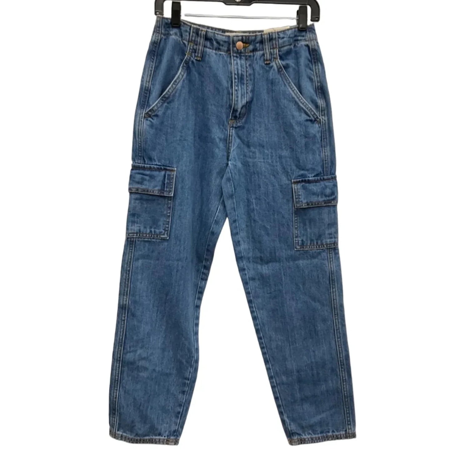 Jeans Straight By Universal Thread In Blue Denim, Size: 0