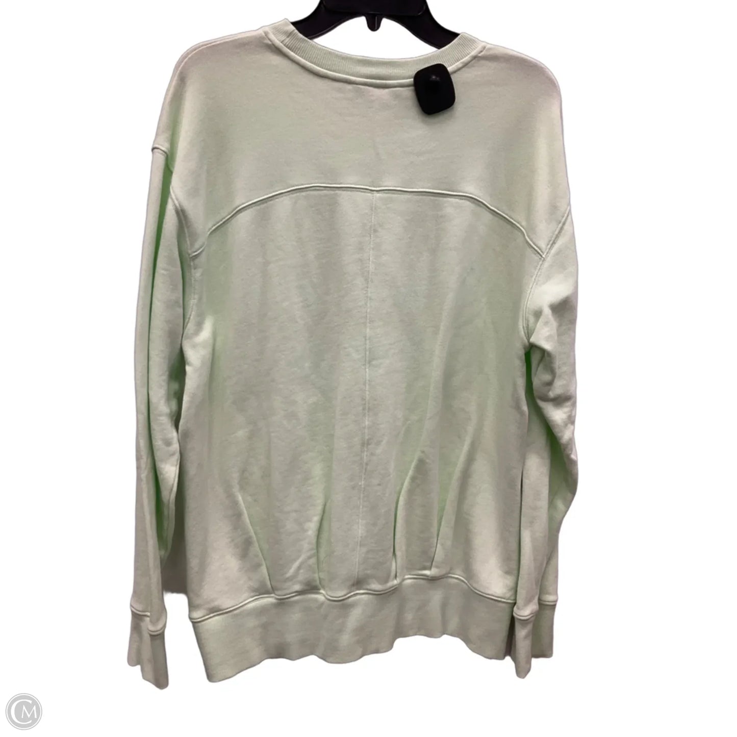 Athletic Top Long Sleeve Crewneck By Dkny In Green, Size: Xl