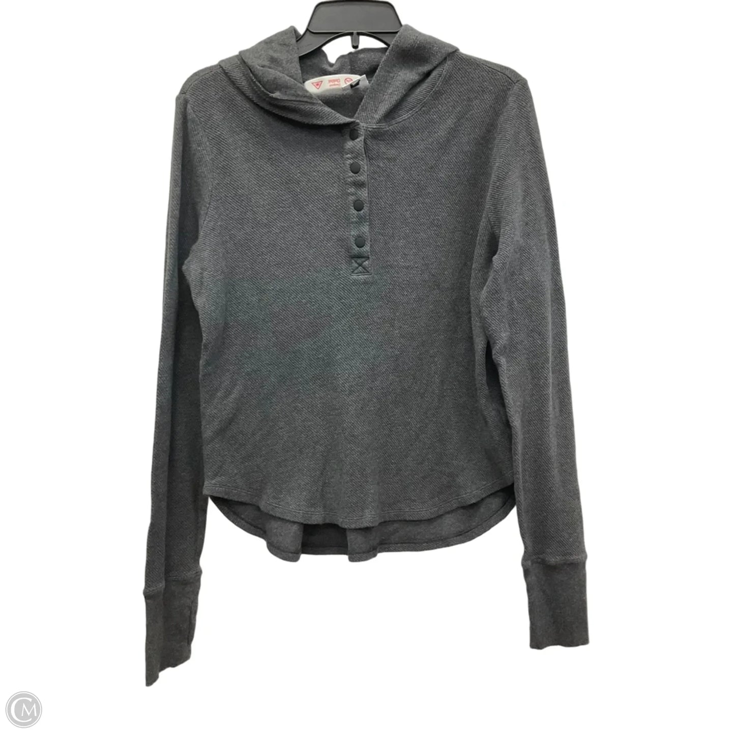 Top Long Sleeve By Cabi In Grey, Size: M