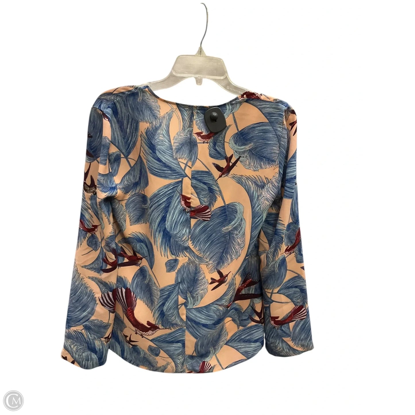 Top Long Sleeve By Bcbgmaxazria In Floral Print, Size: Xxs