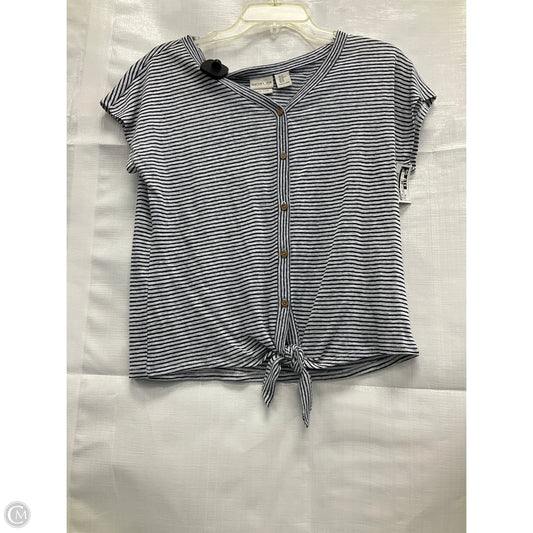 Top Short Sleeve By Rachel Zoe In Striped Pattern, Size: Xs