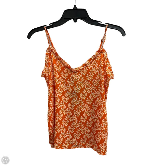 Top Sleeveless By Loft In Orange, Size: Xs