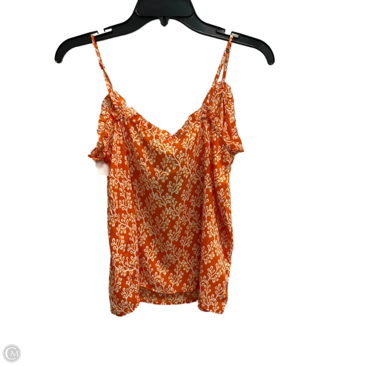 Top Sleeveless By Loft In Orange, Size: Xs