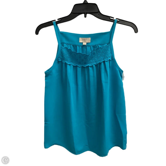 Top Sleeveless By Loft In Blue, Size: Xs