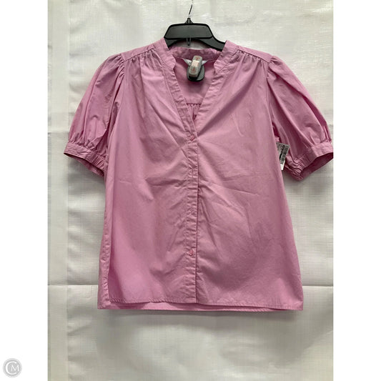 Top Short Sleeve By Nine West In Pink, Size: S