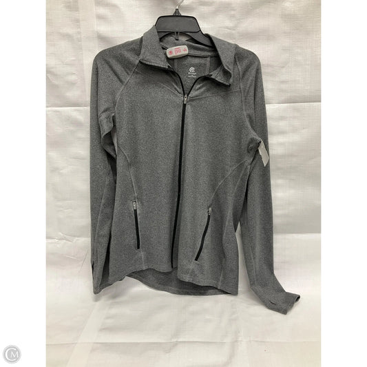 Athletic Jacket By Champion In Grey, Size: M