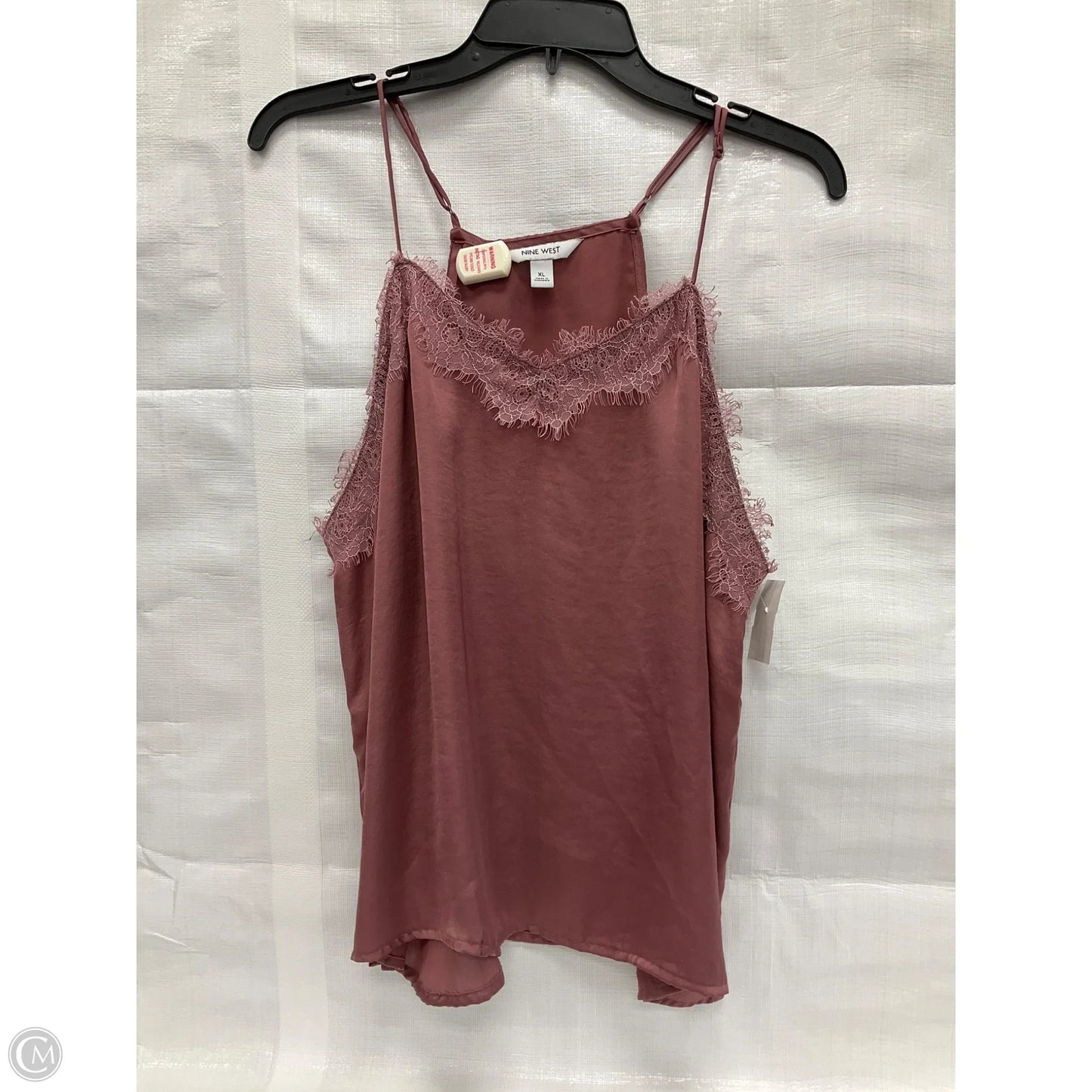 Top Sleeveless By Nine West In Pink, Size: Xl