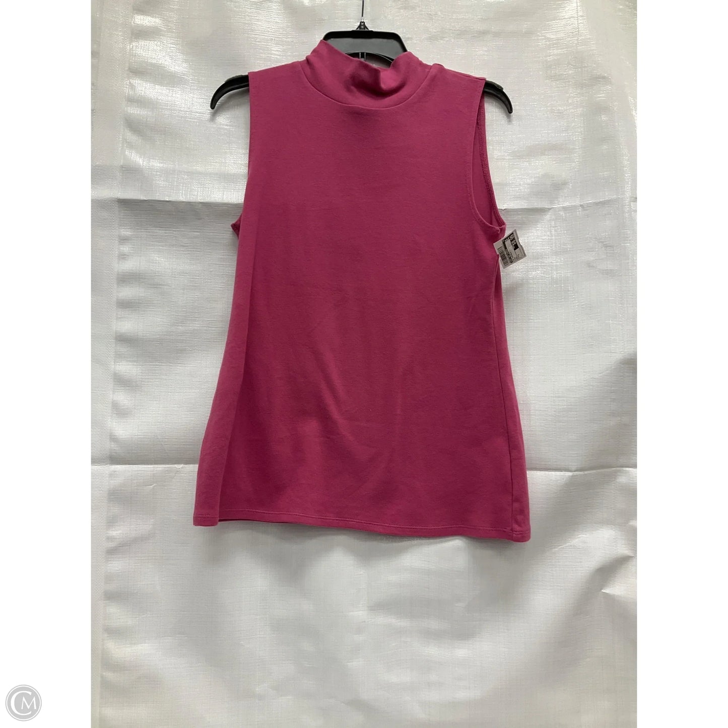 Top Sleeveless By Croft And Barrow In Pink, Size: M
