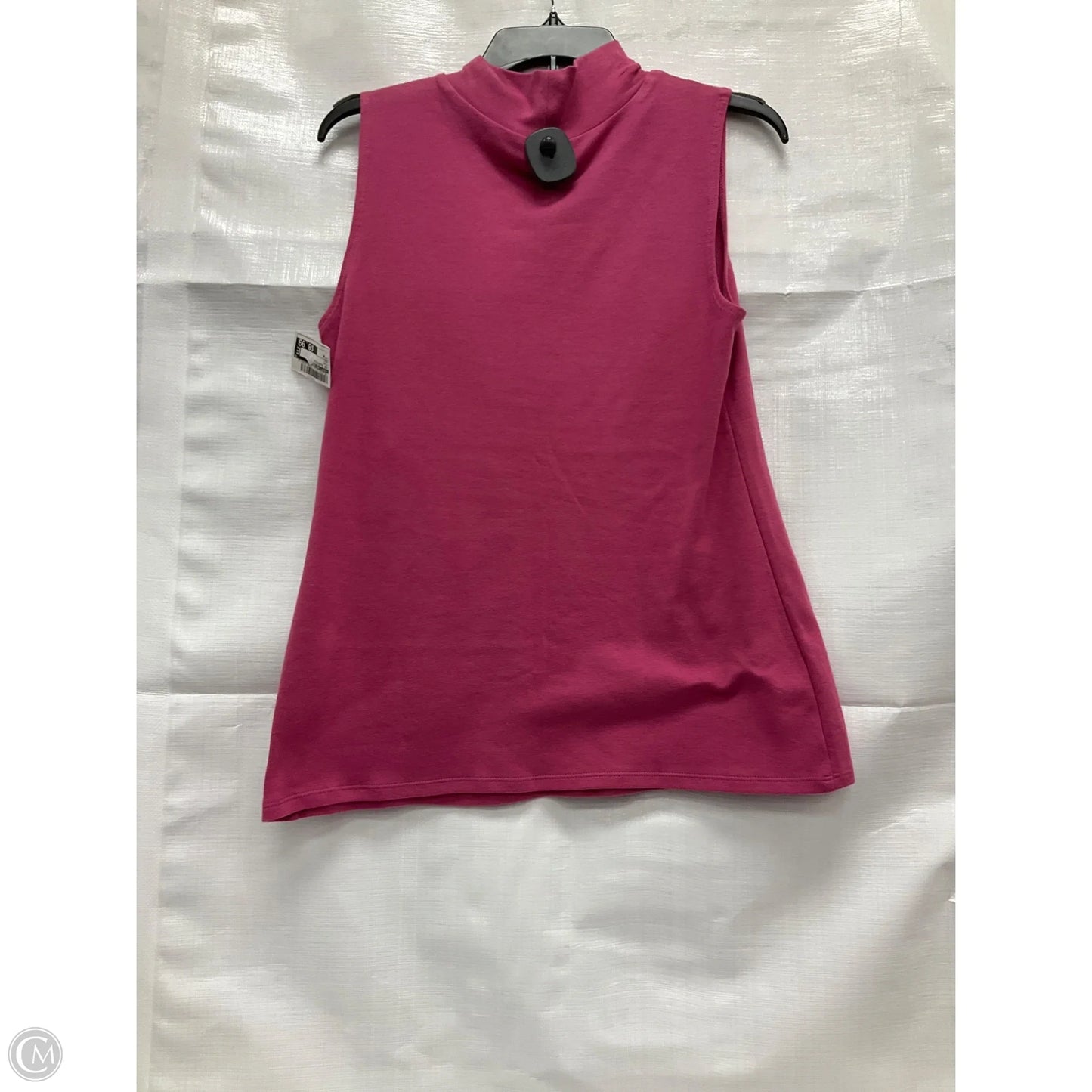 Top Sleeveless By Croft And Barrow In Pink, Size: M