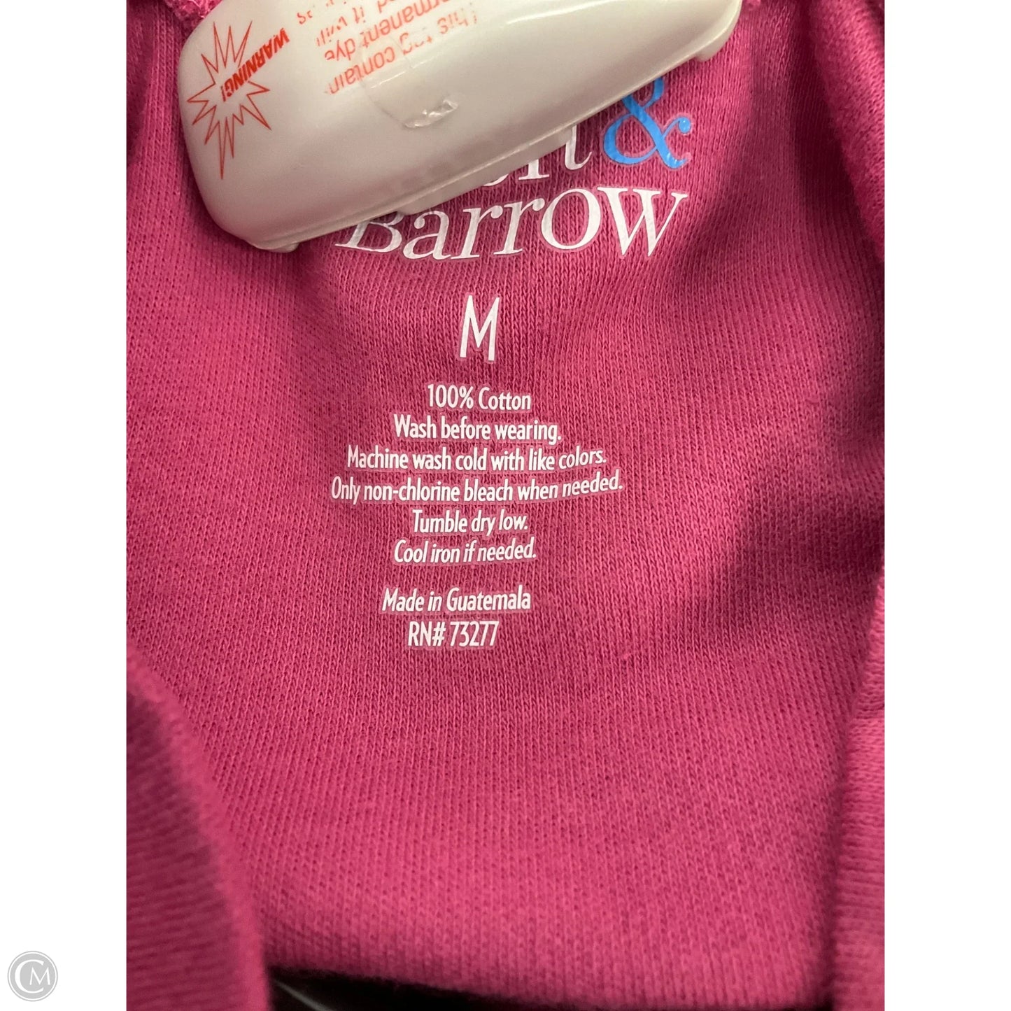 Top Sleeveless By Croft And Barrow In Pink, Size: M