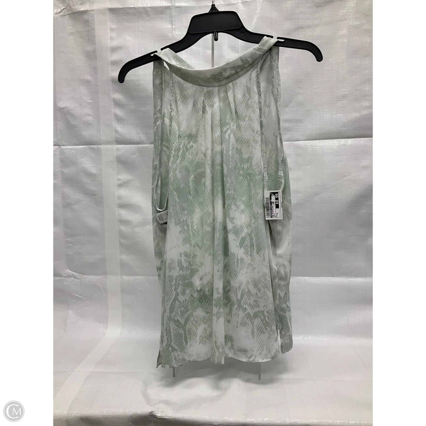Top Sleeveless By Jennifer Lopez In Green, Size: Xl