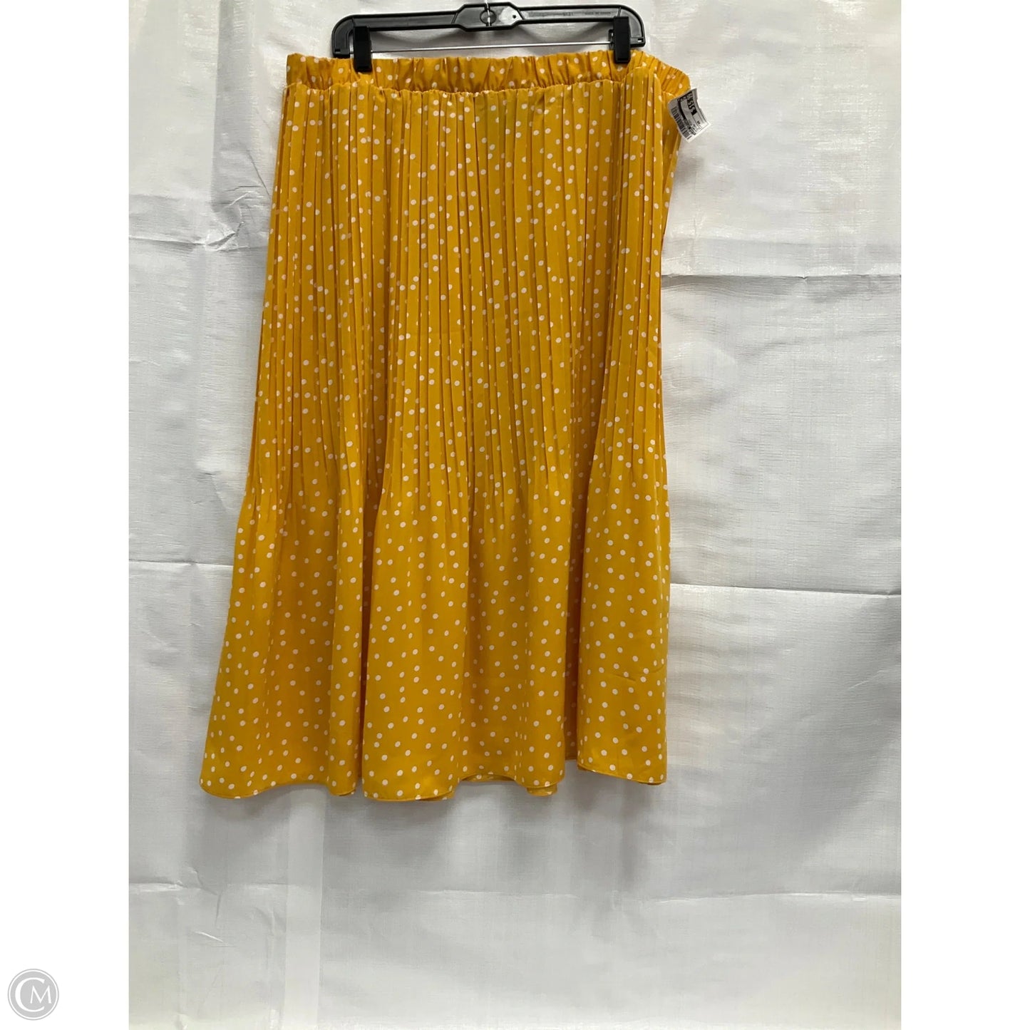 Skirt Midi By Lane Bryant In Yellow, Size: 20