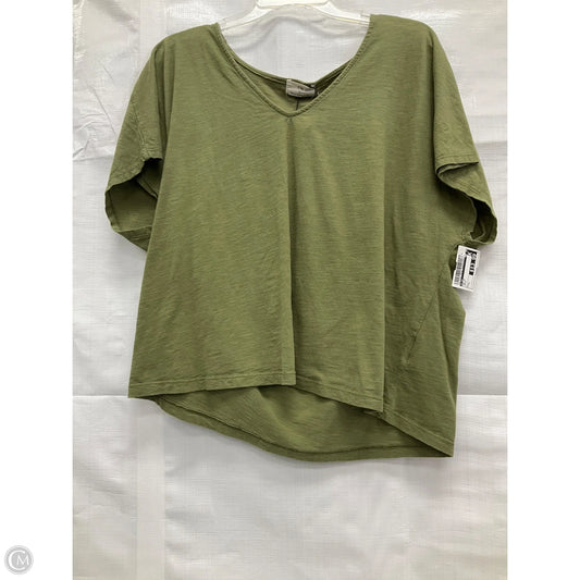 Top Short Sleeve By T.la In Green, Size: L